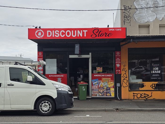 Droop Discount Store — Shopfront sign, Footscray by Top1 Signs, Melbourne