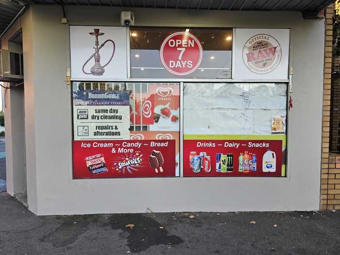 Shopfront Window Graphics — Printed window panels advertising products, Fairfield by Top1 Signs, Melbourne